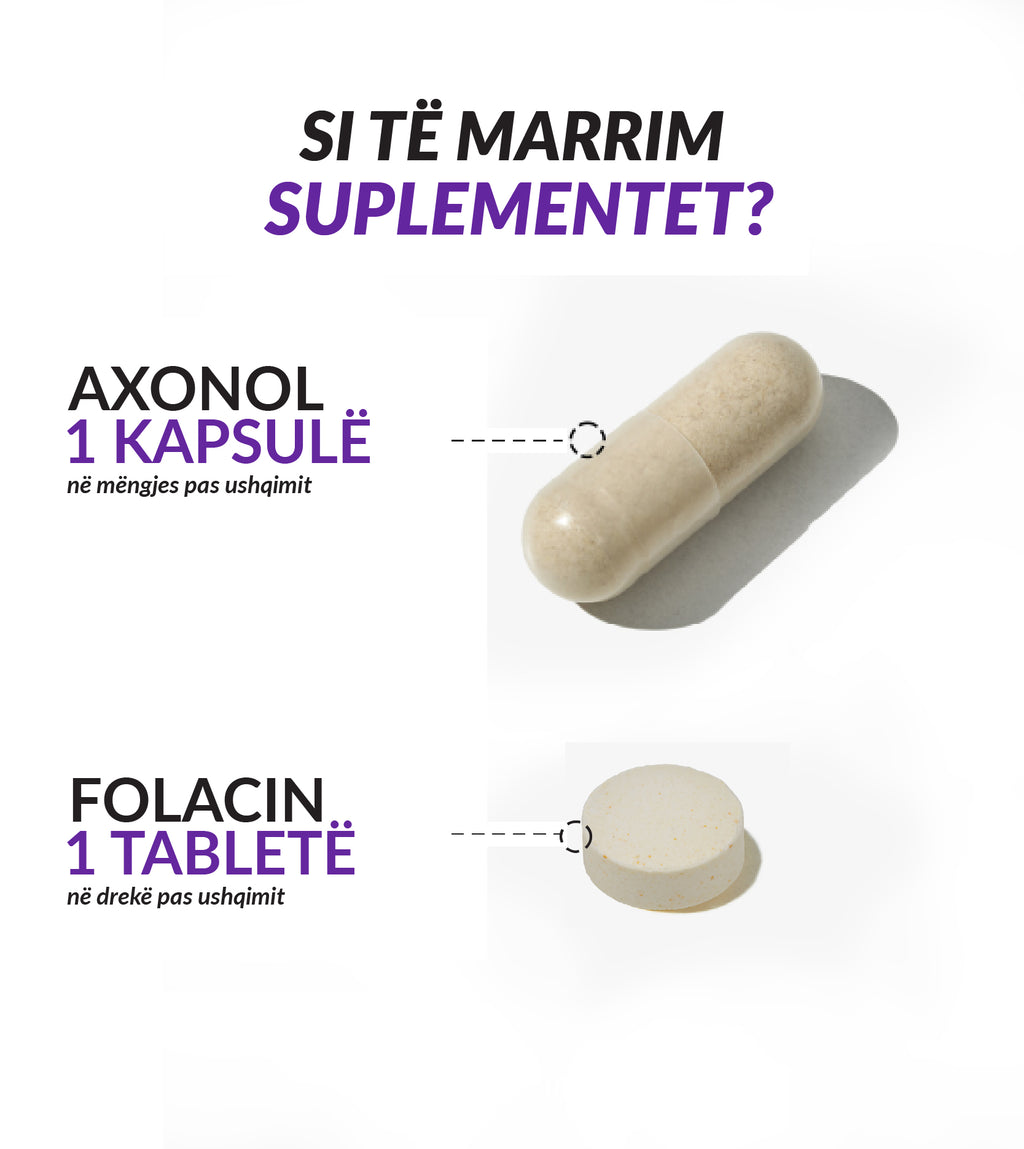 Folacin dhe Axonol - Kombinim për Shtatzëninë