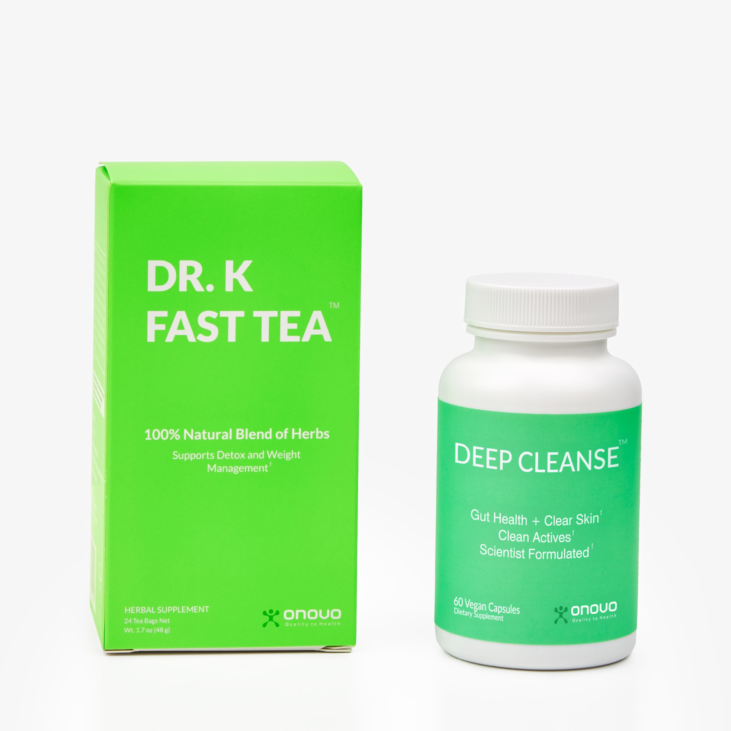 DR. K Fast Tea & Deep Cleanse - Kombinim për Probleme me Tretjen