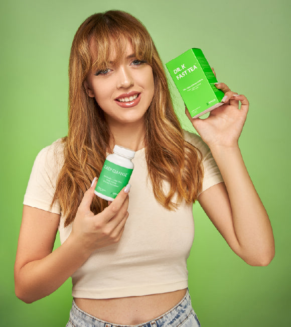 DR. K Fast Tea & Deep Cleanse - Kombinim për Probleme me Tretjen