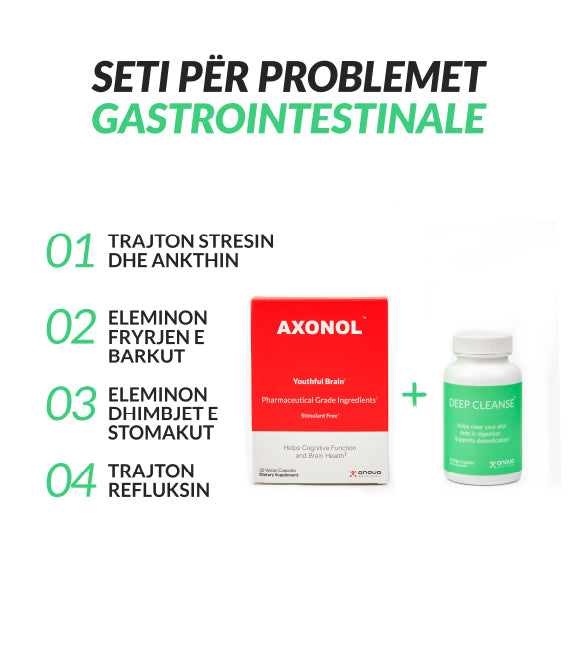 Axonol & Deep Cleanse - Kombinim për Tretje