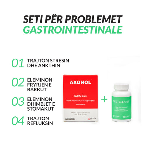 Axonol & Deep Cleanse - Kombinim për Tretje